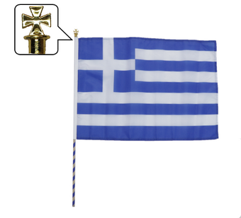 ΕΛΛΗΝΙΚΟ ΣΗΜΑΙΑΚΙ ΠΑΡΕΛΑΣΗΣ ΜΕ ΣΤΑΥΡΟ
